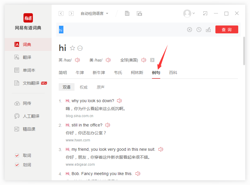 顶尖权威词典矩阵界面